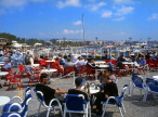 CYPRUS, Paphos, Kato Paphos, harbourfront and cafes, CYP219JPL