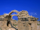 CYPRUS, Paphos, Kato Paphos, ruins of SARANTA KOLONES castle, CYP250JPL