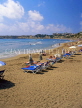 CYPRUS, Paphos area, CORAL BAY beach and sunbathers, CYP175JPL