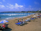 CYPRUS, Paphos area, CORAL BAY beach and sunbeds, CYP174JPL