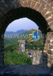 China, BEIJING, Badaling, The Great Wall, view through arch, CH123JPL