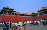 China, BEIJING, Forbidden City, IMPERIAL PALACE, crowds outside the Meridian Gate,, CH1164JPL