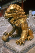 China, BEIJING, Forbidden City, IMPERIAL PALACE, guardian lion, CH1173JPL