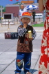 China, BEIJING, Tiananmen Square, boy with ice lolly, CH1198JPL