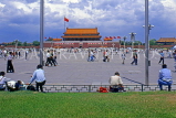 China, BEIJING, Tiananmen Square and Tiananman Gate (in background), CH1686JPL