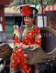 China, BEIJING, woman in Empress dress, cultural show, CH1374JPL