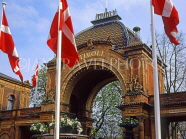 DENMARK, Copenhagen, Tivoli Gardens, main entrance, DEN111JPL