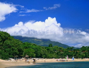 DOMINICAN REPUBLIC, North Coast, Playa Dorada, beach and hills, DR136JPL