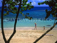 DOMINICAN REPUBLIC, North Coast, Playa Dorada, holidaymakers along beach, DR271JPL