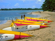 DOMINICAN REPUBLIC, North Coast, Playa Dorada, windsurfs along beach, DR261JPL