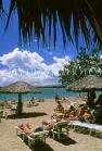 DOMINICAN REPUBLIC, North Coast, Playa Dorada beach and sunbathers, DR177JPL
