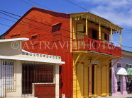 DOMINICAN REPUBLIC, North Coast, Puerto Plata, typical house with balcony, DR226JPL
