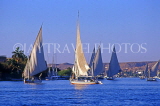 EGYPT, Aswan, River Nile, feluccas, EGY400JPL