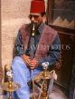 EGYPT, Cairo, man smoking Shisha Pipe (water pipe), EGY414JPL