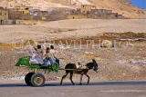 EGYPT, El Gouna, family on donkey cart, EGY378JPL