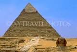 EGYPT, Giza, Pyramid and The Sphinx, EGY147JPL