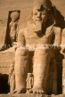EGYPT, Lake Nasser, ABU SIMBEL, Temple of Rameses II, Rameses II statue, EGY403JPL