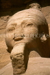 EGYPT, Lake Nasser, ABU SIMBEL, Temple of Rameses II, Rameses II statue (head), EGY402JPL