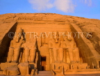 EGYPT, Lake Nasser, Abu Simbel, Ramases II temple, EGY389JPL