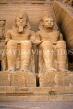 EGYPT, Lake Nasser, Abu Simbel, Temple of Ramases II, statues, EGY328JPL