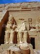 EGYPT, Lake Nasser, Abu Simbel, Temple of Ramases II and statue, EGY383JPL