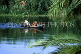 EGYPT, Luxor, Nile River, fishermen in small boat, EGY134JPL