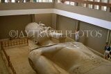 EGYPT, Memphis, statue of Ramses II in museum, EGY10JPL