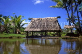 FIJI, Viti Levu, Pacific Harbour, Arts Village, reconstructed traditional houses, FIJ462JPL