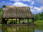 FIJI, Viti Levu, Pacific Harbour, Arts Village, traditional houses, FIJ649JPL