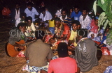 FIJI, Viti Levu, villagers gathered for a Meke (song & dance), FIJ1235JPL