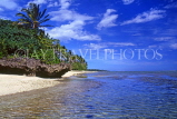 FIJI, Viti Levu Island, Yanuca Island, beach and seascape, FIJ411JPL