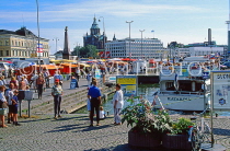 FINLAND, Helsinki, Market Square, and waterfront, FIN810JPL