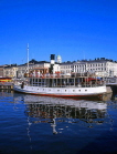 FINLAND, Helsinki, Market Square, waterfront and sightseeing steam boat, FIN734JPLA