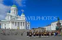 FINLAND, Helsinki, Senate Square and Cathedral, Sofia Day celebrations, FIN857JPL