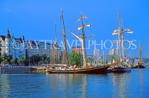 FINLAND, Helsinki, marina area, old sail boats, FIN802JPL