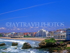 FRANCE, Aquitaine, BIARRITZ, coast and beach (Grand Plage), FRA1294JPL