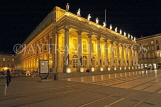 FRANCE, Aquitaine, BORDEAUX, the Grand Theatre, illuminated, FRA2146JPL