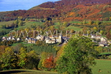 FRANCE, Auvergne, Cantal, Auvergen mountain scenery, St Jacques de Blats village, FRA2058JPL
