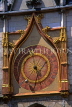 FRANCE, Burgundy, AUXERRE, 11th century double faced clock,, FRA1471JPL