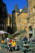 FRANCE, Dordogne, SARLAT, outdoor cafe scene, FR865JPL