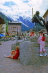 FRANCE, Haute Savoie, Rhone Alps, CHAMONIX, resort centre, FRA1784JPL
