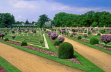 FRANCE, Loire Valley, Indre-et-Loire, CHENONCEAUX, Chateau de Chenonceaux gardens, FRA1754JPL