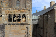 FRANCE, Normandy, MONT SAINT-MICHEL, Abbey, section detail, FRA2818JPL