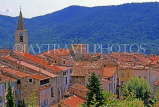 FRANCE, Provence, BARGEMON, village and roof tops, FRA1705JPL