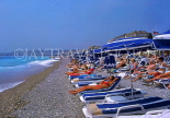 FRANCE, Provence, Cote d'Azure, NICE, Blue Beach and sunbathers, FRA258JPL
