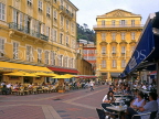 FRANCE, Provence, Cote d'Azure, NICE, Old Town, Place Charles Felix, cafe scene, FRA268JPL