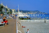 FRANCE, Provence, Cote d'Azure, NICE, Promenade des Anglais and beach, FRA283JPL
