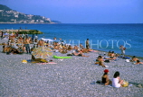 FRANCE, Provence, Cote d'Azure, NICE, beach and sunbathers, FRA475JPL