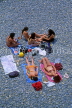 FRANCE, Provence, Cote d'Azure, NICE, sunbathers on beach, FRA288JPL