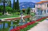 FRANCE, Provence, Cote d'Azure, St-Jean-Cap-Ferrat, EPHRUSSI DE ROTHSCHILD villa, French Gardens, FRA377JPL